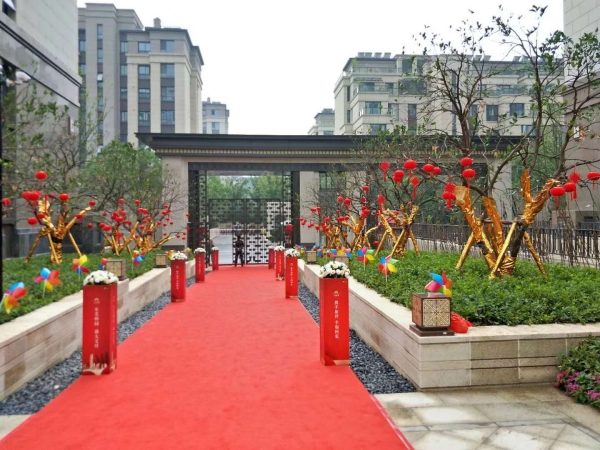升龙公园道小区铁艺大门